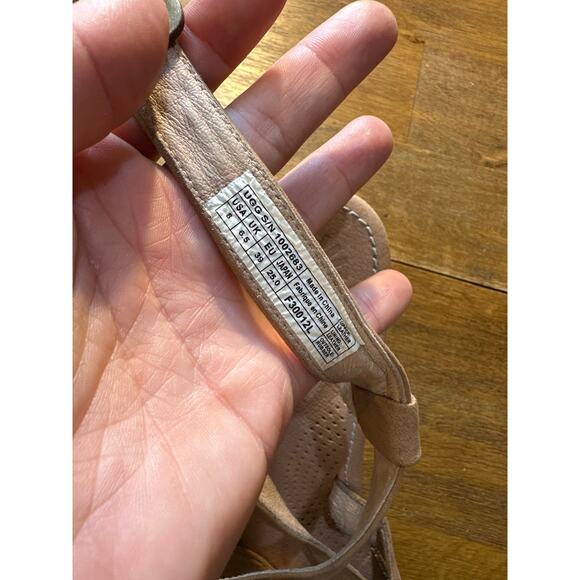 UGG Gaiana Slingback Wedge Sandals Leather Tan - Size 8 extra soft and comfy - Picture 6 of 11